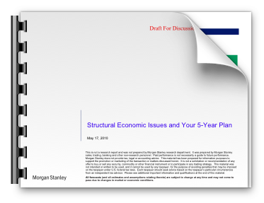 Structural Economic Issues and Your 5-Year Plan